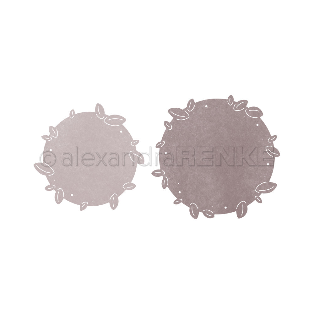 D-AR-FL0406 Set Fustelle 'Leafy, round toppers' - A.RENKE