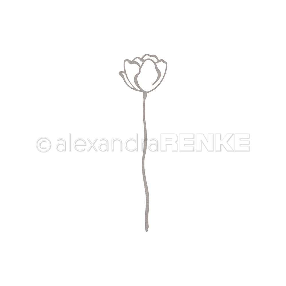D-AR-FL0409 Fustella 'Lineart Kelchblume' - A.RENKE