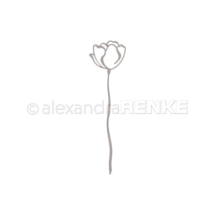 D-AR-FL0409 Fustella 'Lineart Kelchblume' - A.RENKE