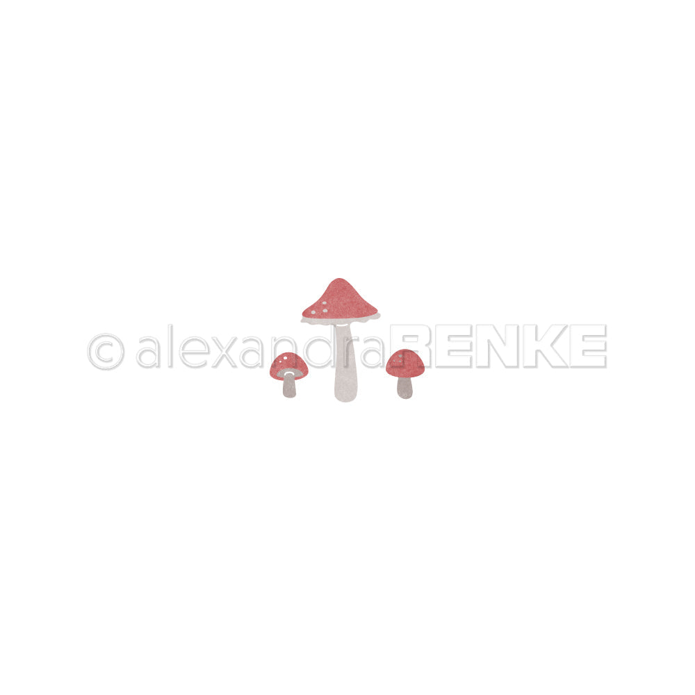 D-AR-FL0444 Set fustelle 'Kleines Pilz Trio’ - A.RENKE