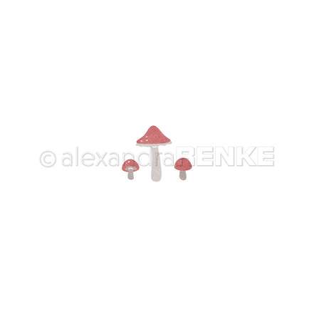 D-AR-FL0444 Set fustelle 'Kleines Pilz Trio’ - A.RENKE