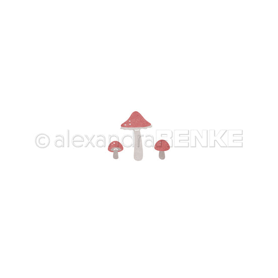 D-AR-FL0444 Set fustelle 'Kleines Pilz Trio’ - A.RENKE