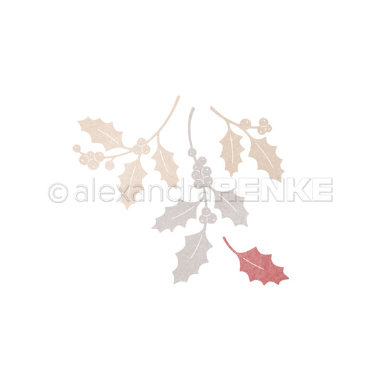 Set Fustelle 'Ilex Zweige'