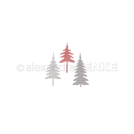 Set Fustelle 'Kleine Tannen Trio 1'