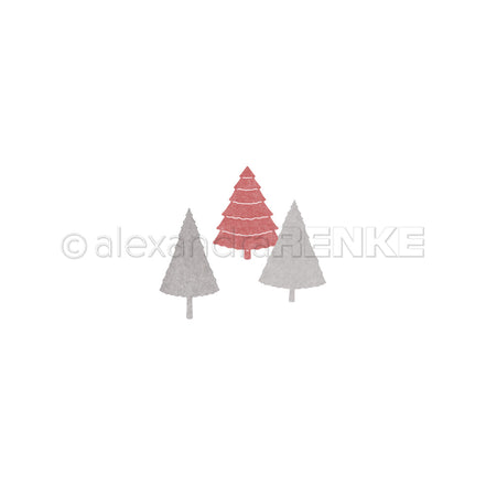 Set Fustelle 'Kleine Tannen Trio 2'