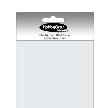 HGA007 BIADESIVO spessorato 0,5 mm  in FOGLIO - HOBBY GROS