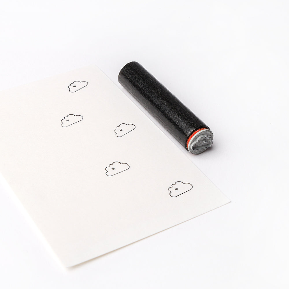 HS-AR-Ba1158 - Mini wooden stamp 'Mini Cloud' - A.RENKE