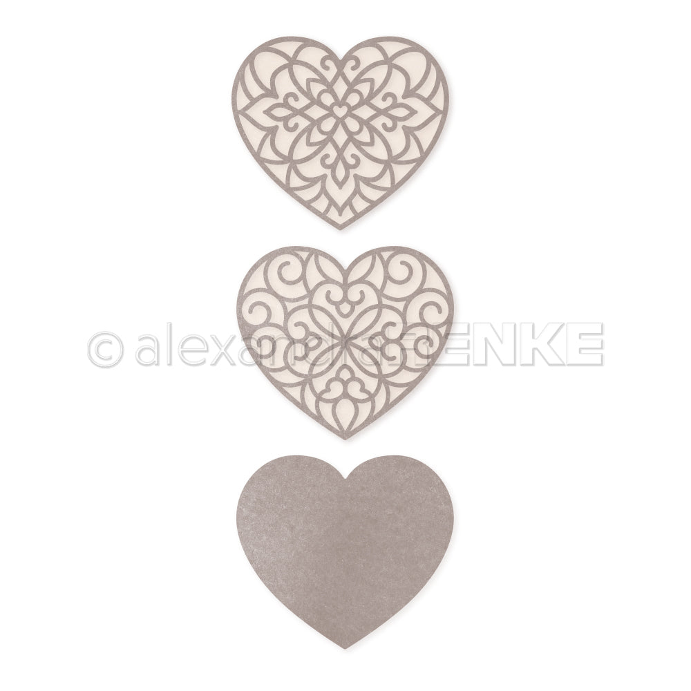 Set Fustelle 'Heart ornaments' - D-AR-Hz0029 - A. RENKE