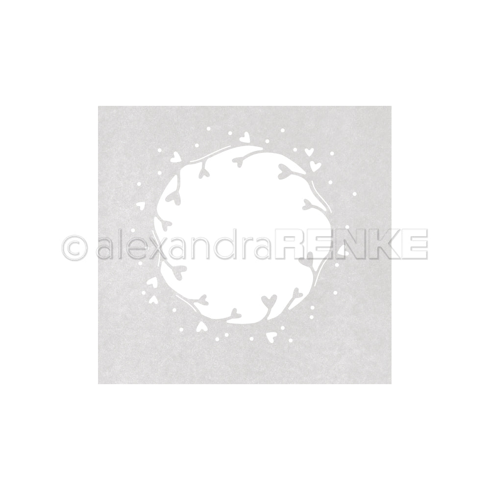 Fustella 'Negative wreath with hearts' - D-AR-HZ0040 - A. RENKE