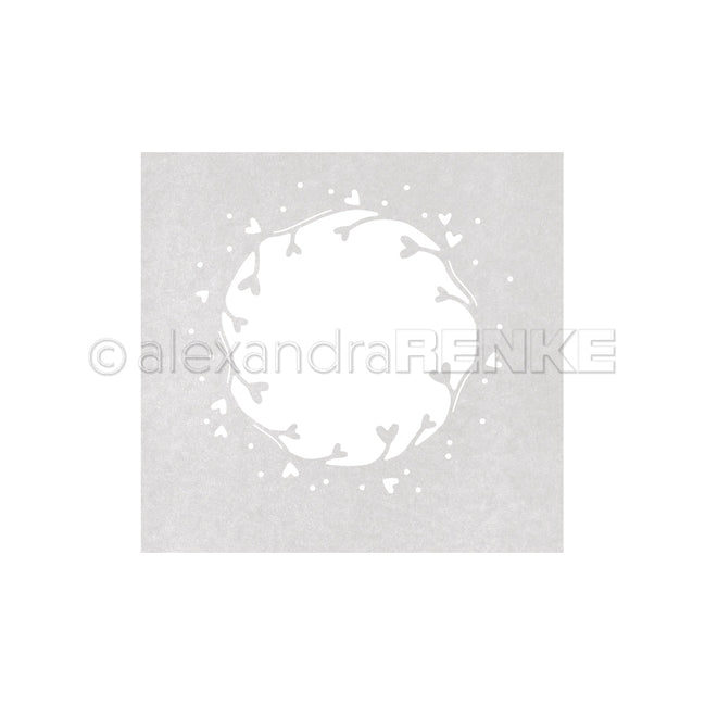 Fustella 'Negative wreath with hearts' - D-AR-HZ0040 - A. RENKE