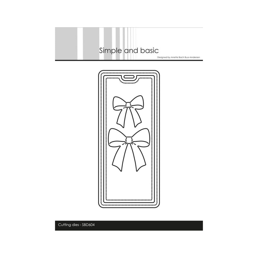 SBD604 Set Fustelle "Beautiful bows on a tag" - Simple and Basic