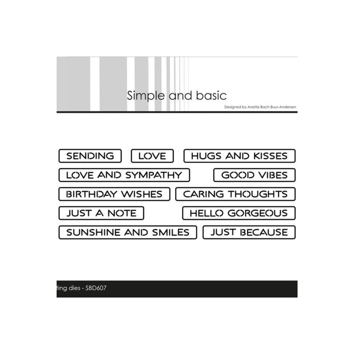 SBD607 Set Fustelle 