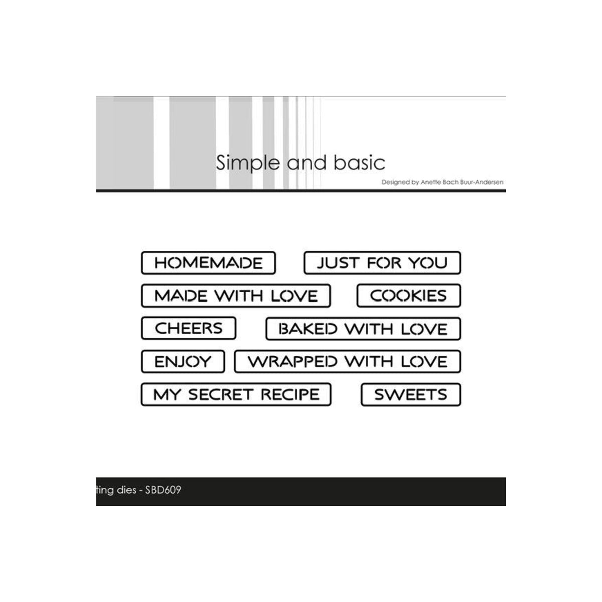SBD609 Set Fustelle 