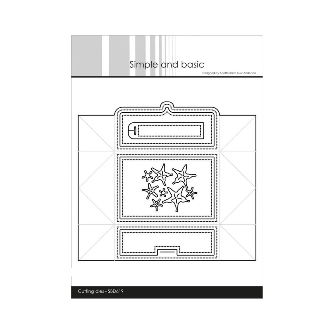 SBD619 Set Fustelle "Envelopecard" - Simple and Basic