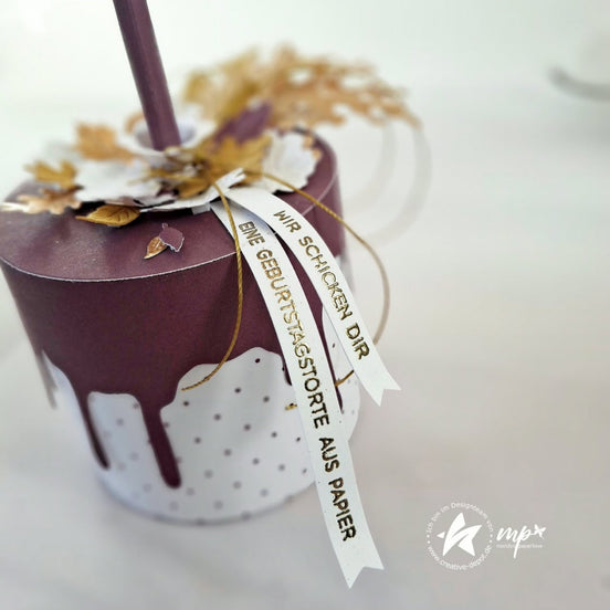 CD-Die-2945 Fustella bordo glassa per torta scatola torta PICCOLA CREATIVE DEPOT