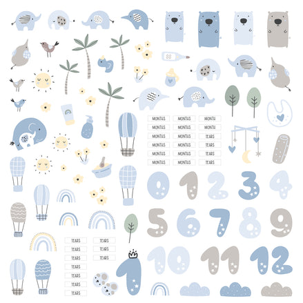 SET DIE CUT - HELLO SWEET BOY - MSDC 024 - MODASCRAP