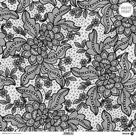 VELLUM FLOWER LACE