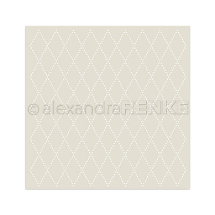 Stencil 'Diamonds of dots' - ST-AR-mu0057- A.RENKE