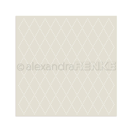 Stencil 'Diamonds of dots' - ST-AR-mu0057- A.RENKE