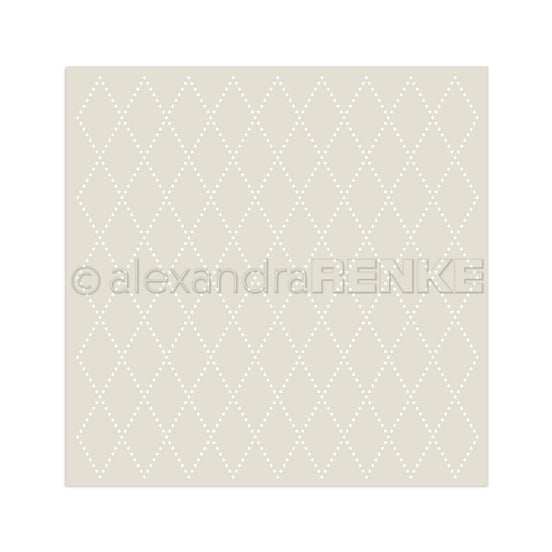 Stencil 'Diamonds of dots' - ST-AR-mu0057- A.RENKE