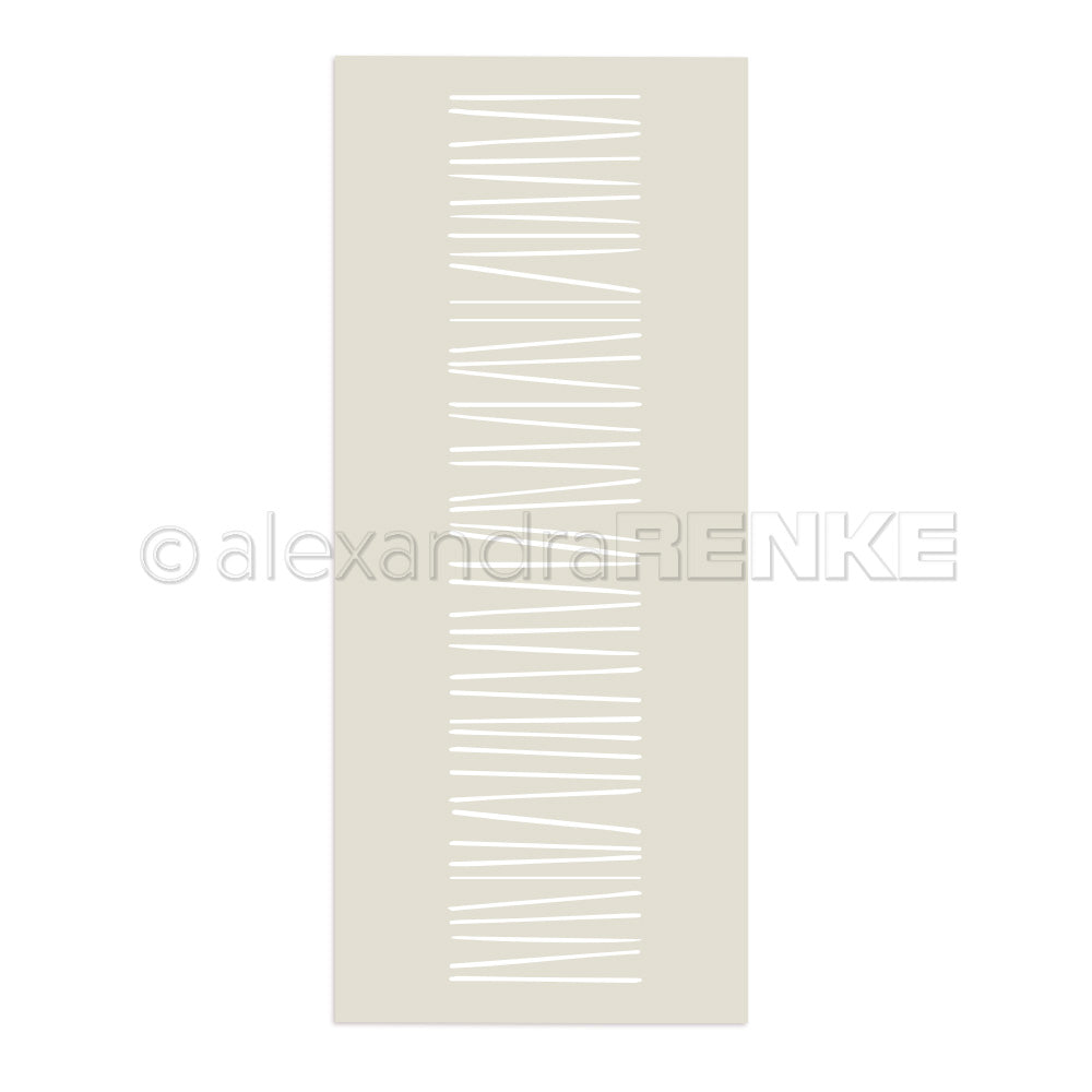 'Line Pattern Slim' stencil - ST-AR-MU0065- A.RENKE