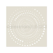 Stencil 'Dot Swirl Square'- ST-AR-Mu0071- A.RENKE