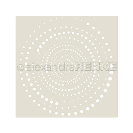 Stencil 'Dot Swirl Square'- ST-AR-Mu0071- A.RENKE