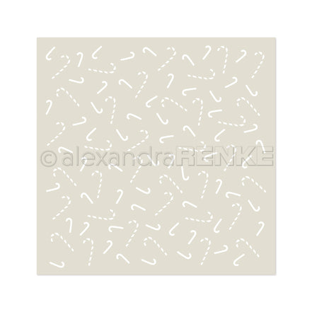 Stencil 'Sugar cane flurry'- ST-AR-MU0081- A.RENKE