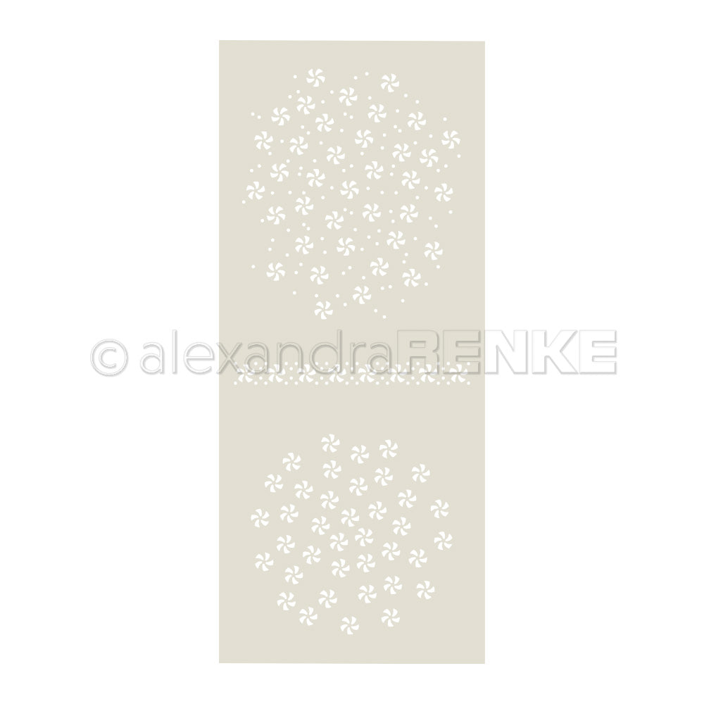 Stencil 'Shapes made from candy swirls'- ST-AR-Mu0100- A.RENKE