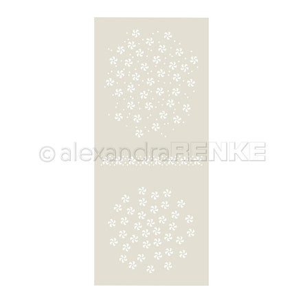 Stencil 'Shapes made from candy swirls'- ST-AR-Mu0100- A.RENKE