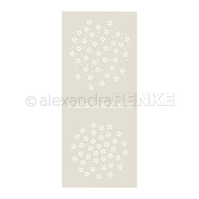 Stencil 'Shapes made from candy swirls'- ST-AR-Mu0100- A.RENKE