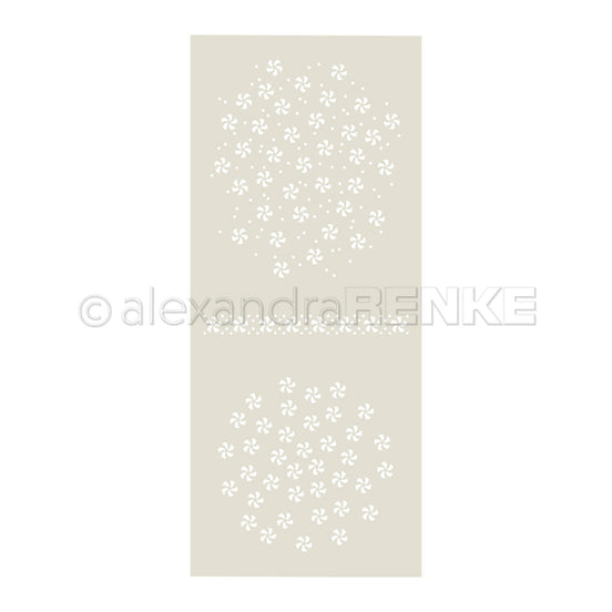 Stencil 'Shapes made from candy swirls'- ST-AR-Mu0100- A.RENKE