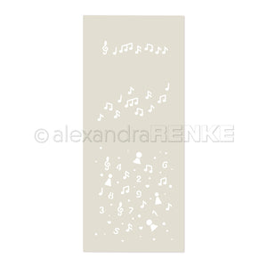 Stencil 'Sound and Confetti'- ST-AR-Mu0102- A.RENKE