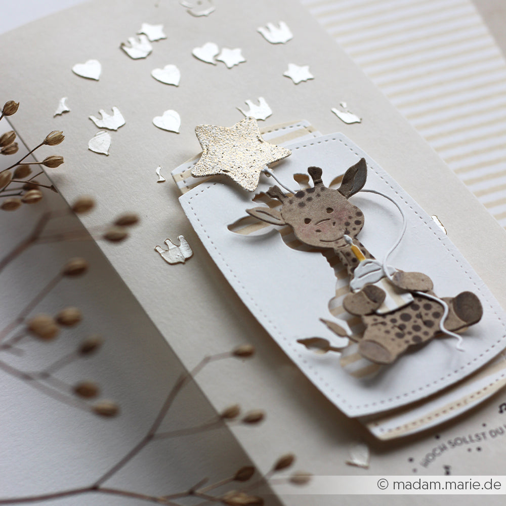 Stencil ''Balloon Friends'- ST-AR-Mu0103- A.RENKE