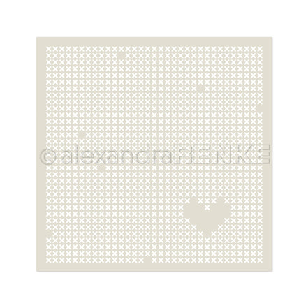 Stencil 'Kreuzstich Hintergrund'