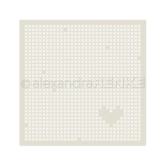 Stencil 'Kreuzstich Hintergrund'