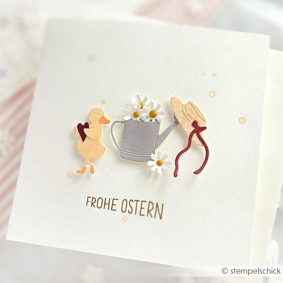 D-AR-Os0064  Set Fustelle 'Easter Garden Fun' - A.RENKE