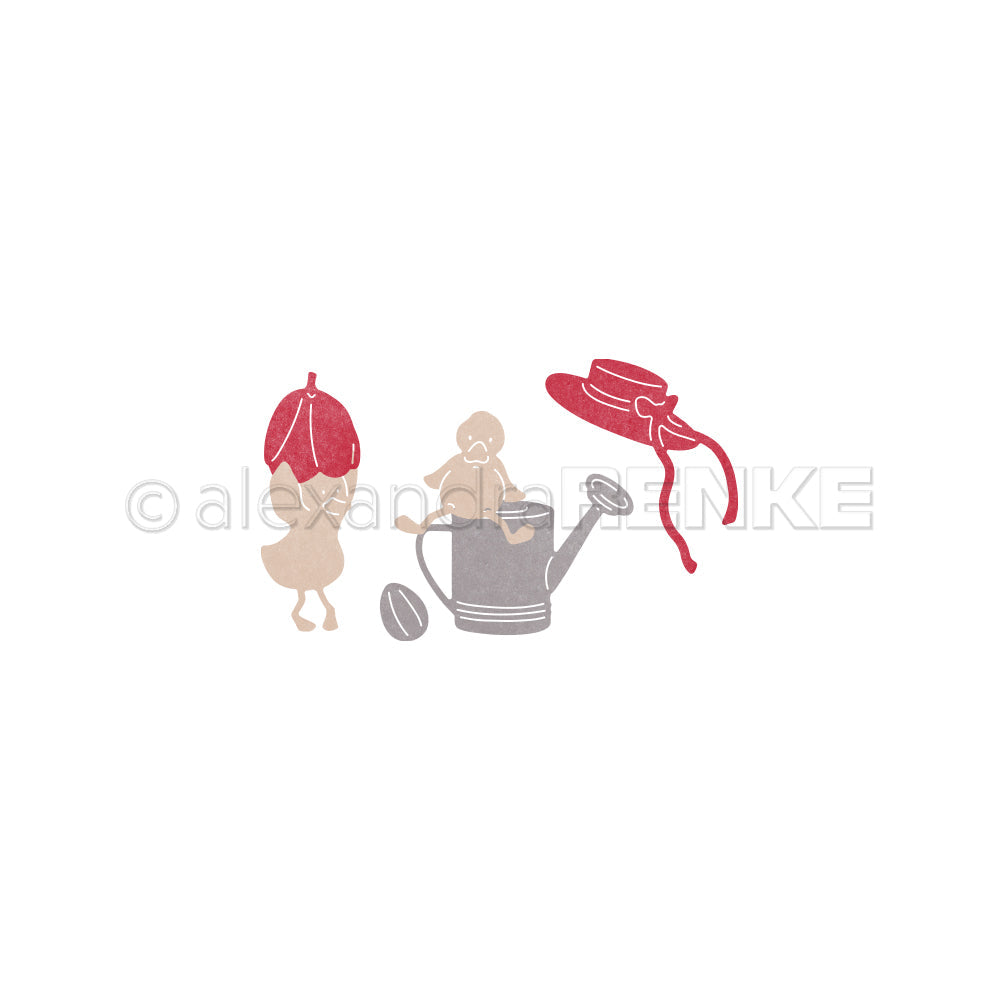 D-AR-Os0064  Set Fustelle 'Easter Garden Fun' - A.RENKE