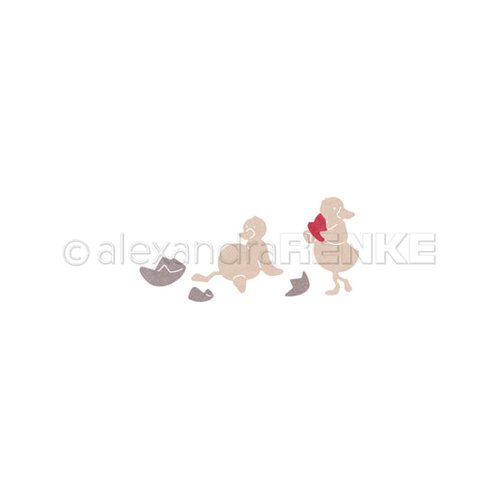 D-AR-Os0065  Set Fustelle 'Little Egg Thieves' - A.RENKE