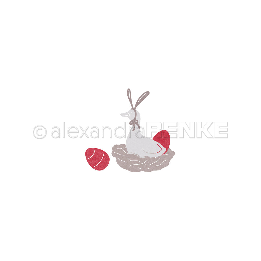 D-AR-Os0067  Set Fustelle 'Goose in Easter Fever' - A.RENKE