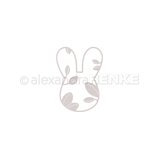 D-AR-Os0072  Fustella 'Rabbit head with leaves' - A.RENKE