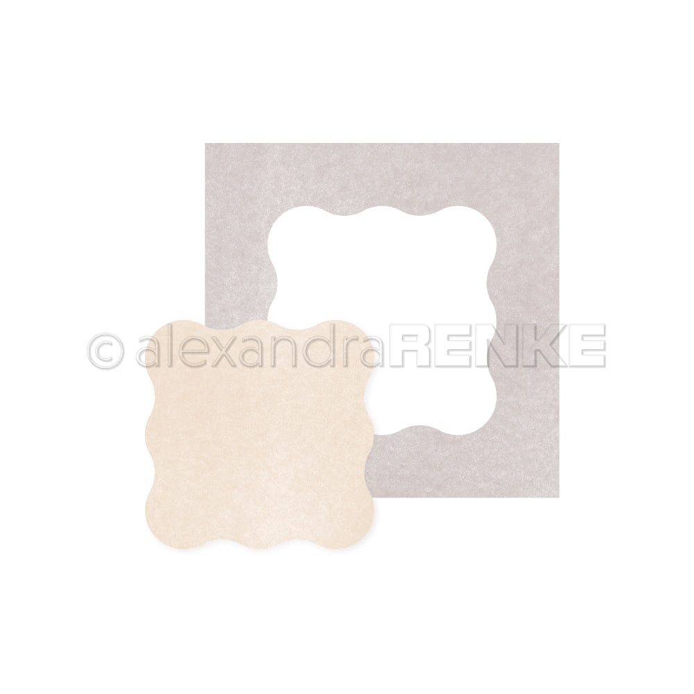 Fustella PAPPcut' Square with wavy edge' -PC-AR-Ba0002 - A.RENKE