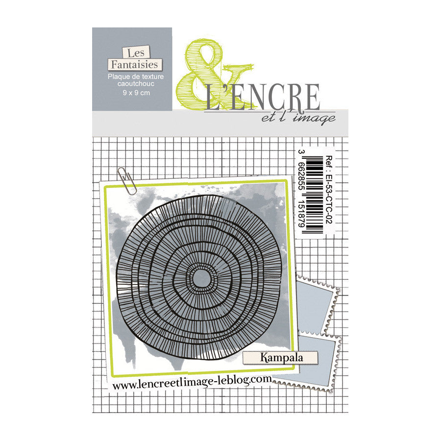 Rubber stamp set - Kampala - EI-53-CTC-02 - L'ENCRE ET L'IMAGE