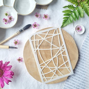 Stencil - ABSTRACT - VIB128 - CHOU & FLOWERS