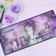 Stencil - FLEUR DE VIE - VIB124 - CHOU & FLOWERS