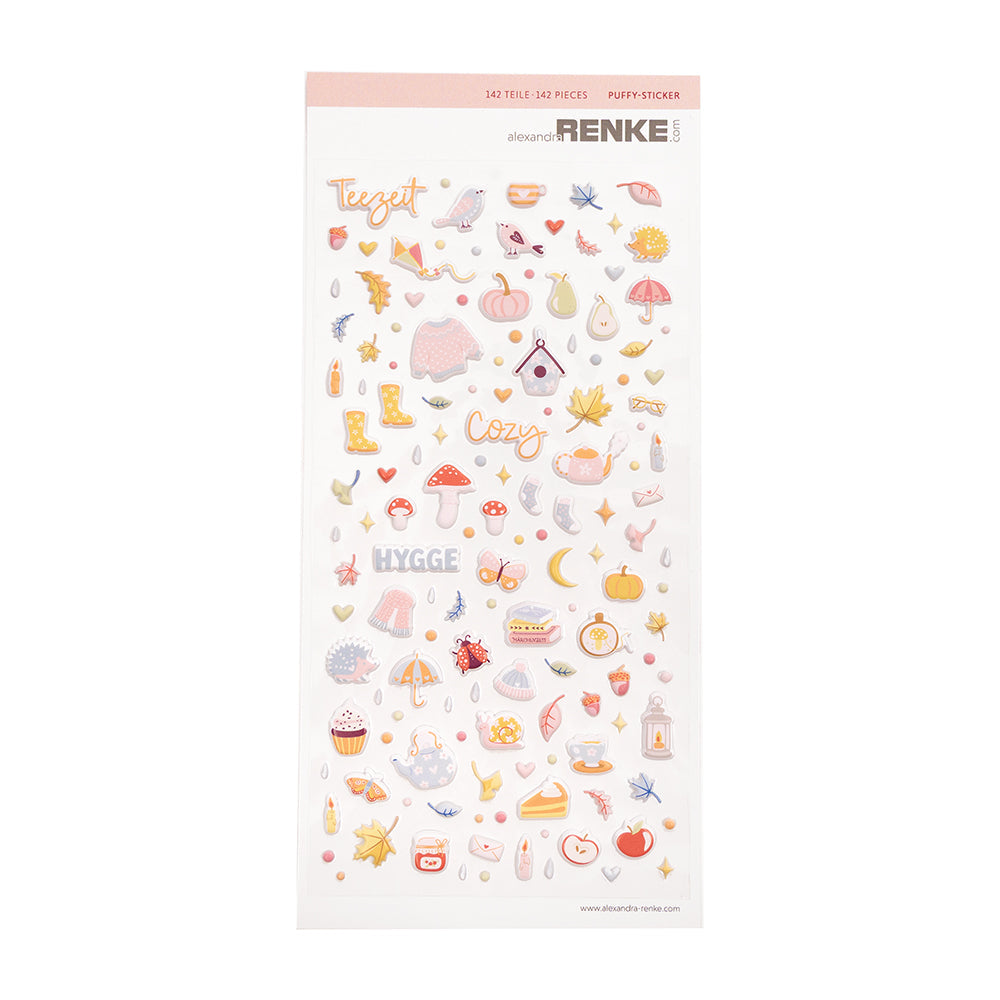 PS-AR-Ba0001 Puffy sticker 'Hygge Zeit’ - A.RENKE
