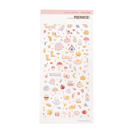 PS-AR-Ba0001 Puffy sticker 'Hygge Zeit’ - A.RENKE