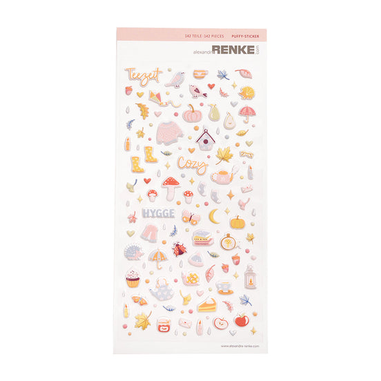 PS-AR-Ba0001 Puffy sticker 'Hygge Zeit’ - A.RENKE