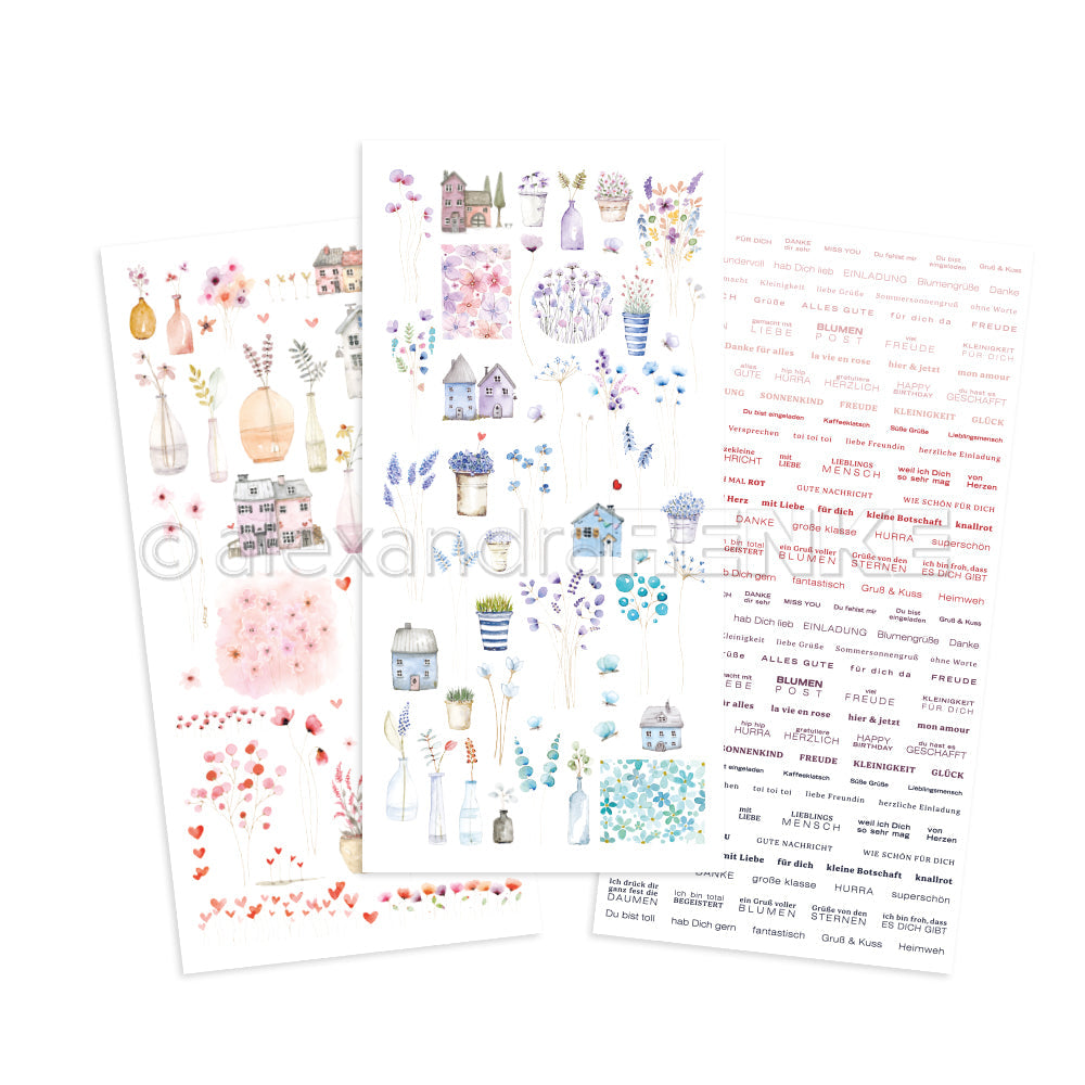 Rub-On 'Diana's Fine World of Flowers' - RO-AR-FL0002 - A.RENKE