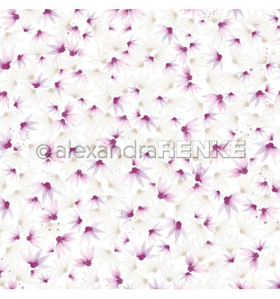 KIT Design paper 'Lilac 1 ' -  A.RENKE